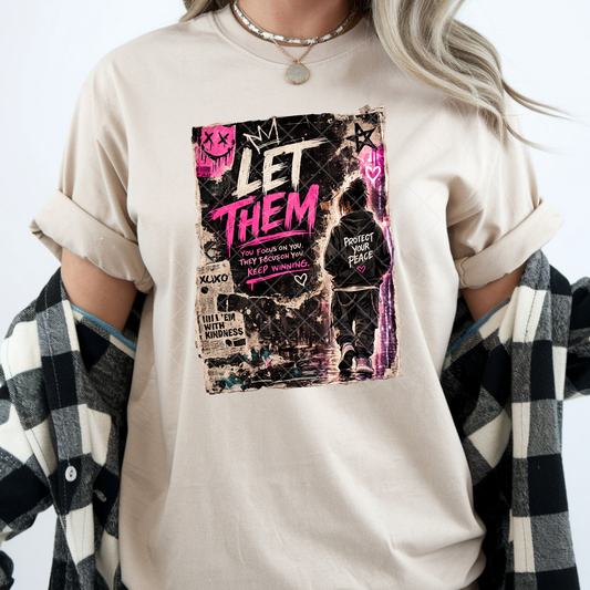 Let Them Protect Yourself - Premium Graphic T-Shirt for Casual Wear