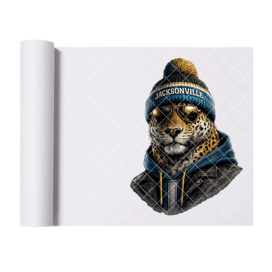 Jacksonville Football - Direct Print Film Transfer for T-Shirts, Cotton, Polyester & Blends - High-Quality Print