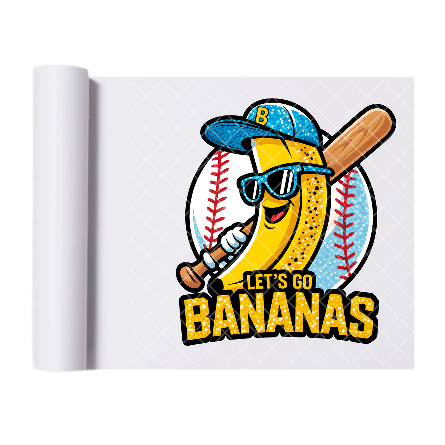 Let’s Go Bananas - Direct Print Film Transfer for T-Shirts, Cotton, Polyester & Blends - High-Quality Print