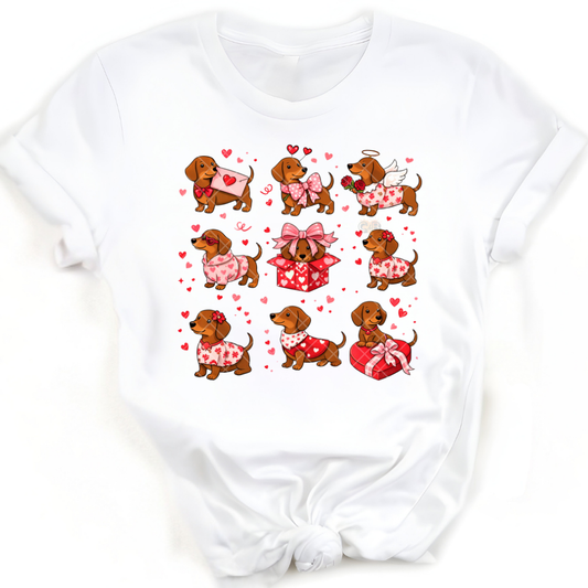 Dachshund Love - T-Shirt, Premium Graphic, Trendy T-Shirt for Casual Wear