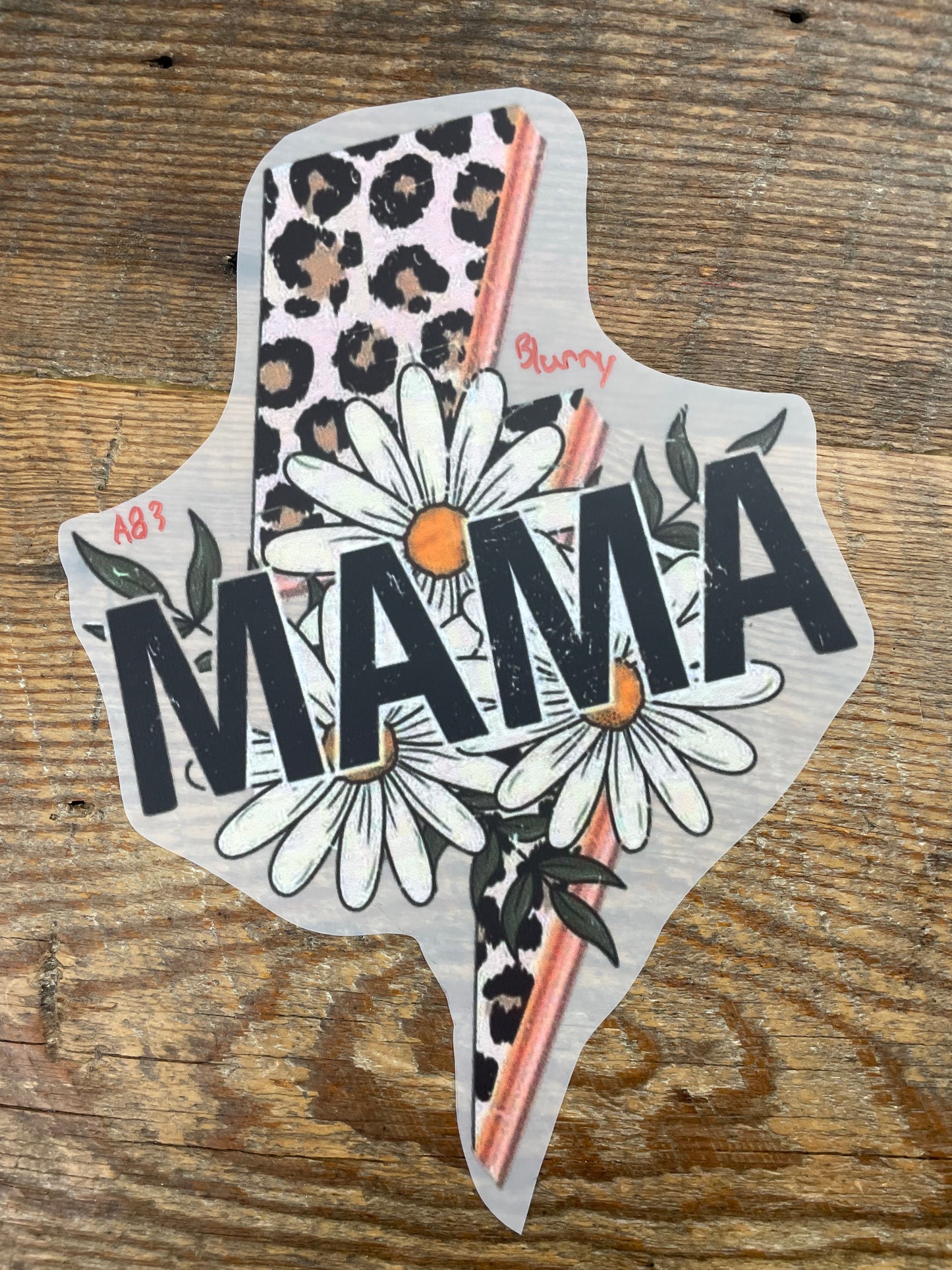 Mama bolt with flowers #A83 Discount Print