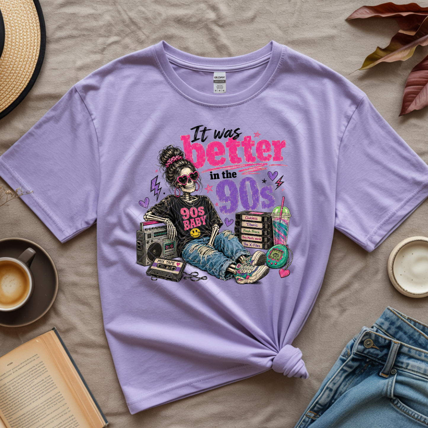 It Was Better In The 90's - Premium Graphic T-Shirt for Casual Wear