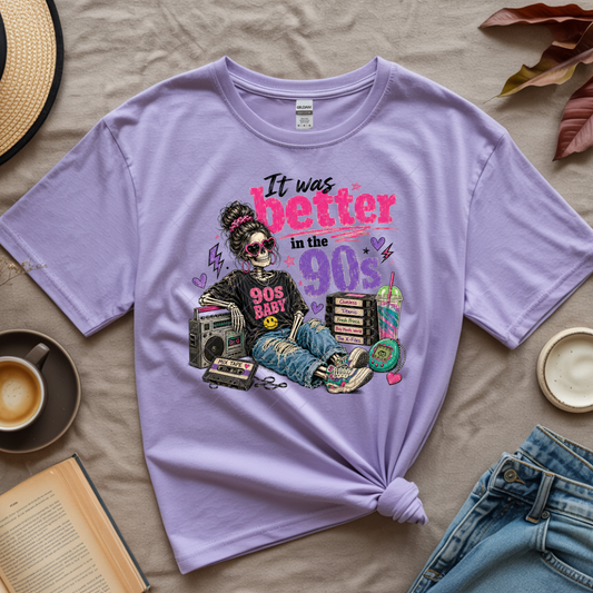 It Was Better In The 90's - Premium Graphic T-Shirt for Casual Wear