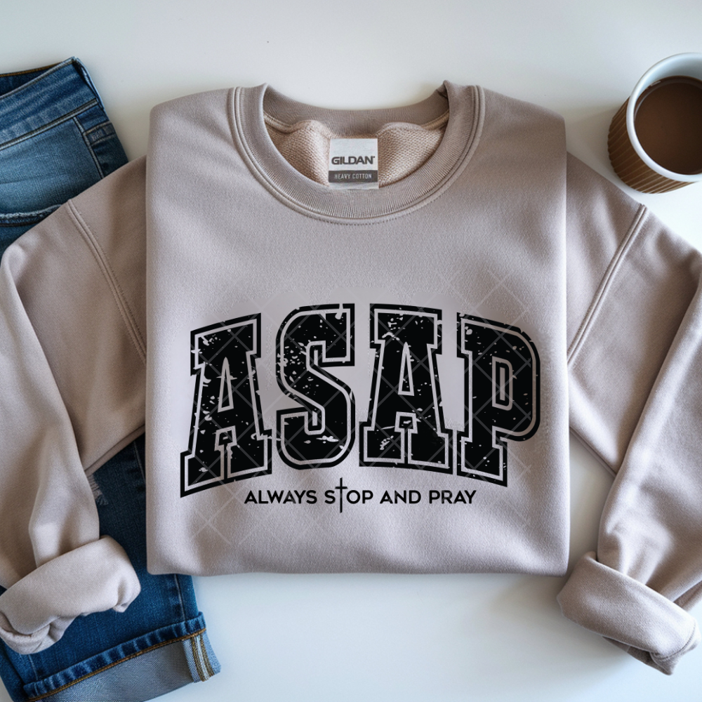 Always Stop & Pray - Premium Graphic T-Shirt for Casual Wear