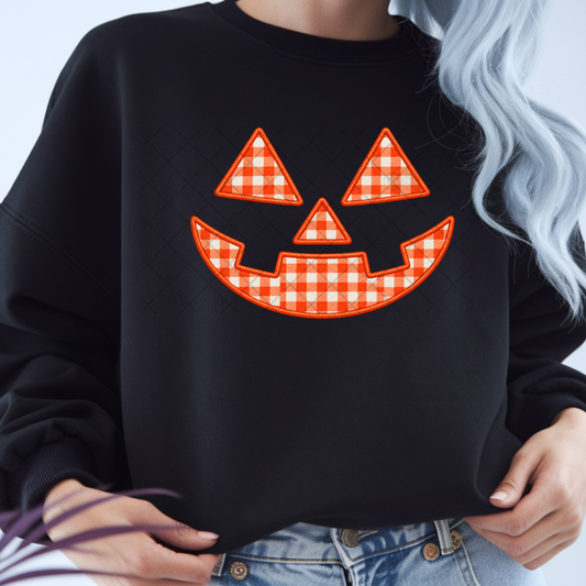 Stitched Pumpkin - Premium Graphic T-Shirt for Casual Wear
