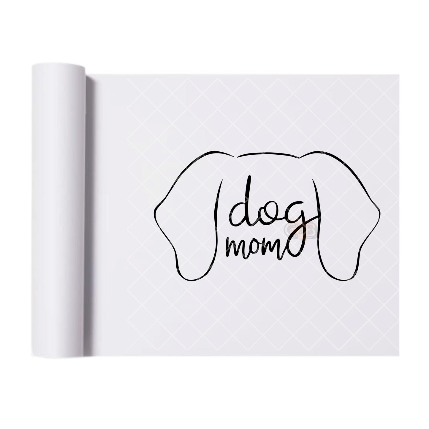 Dog Mom - Direct Print Film Transfer for T-Shirts, Cotton, Polyester & Blends - High-Quality Print