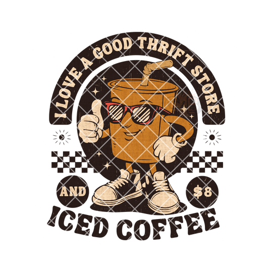 Good thrift store and 8$ iced coffee PNG