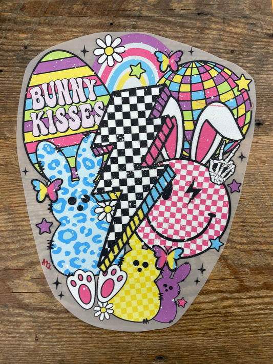 Bunny kisses #A92 Discount Print