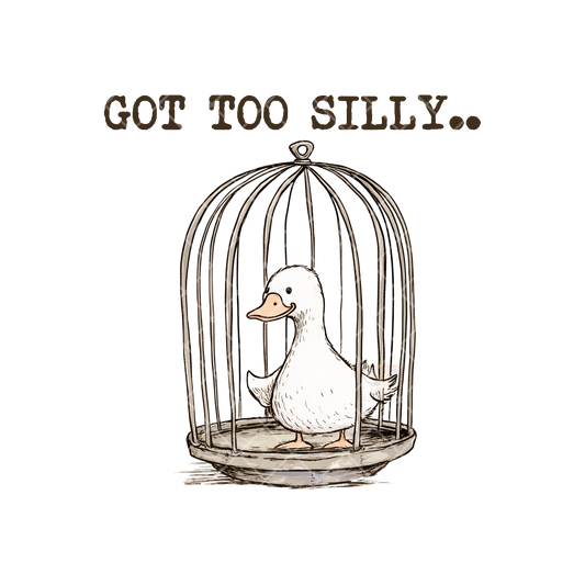 Got Too Silly Cage PNG