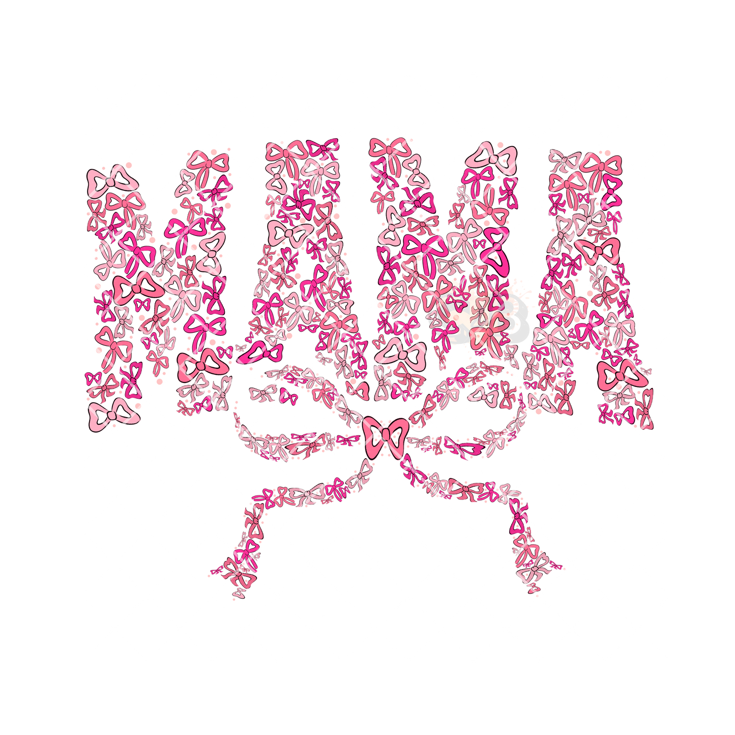 Bow made with bows PNG