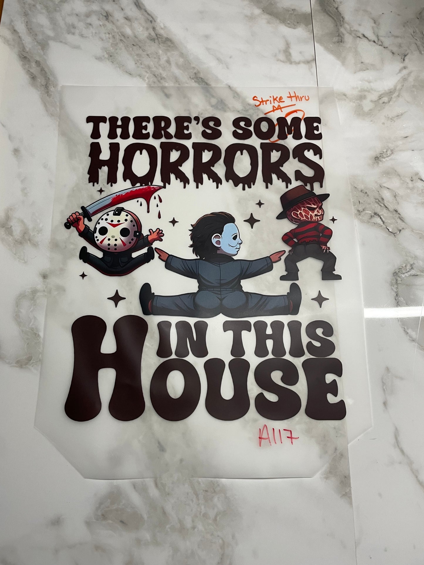 Horrors in this house #A117 Discount Print