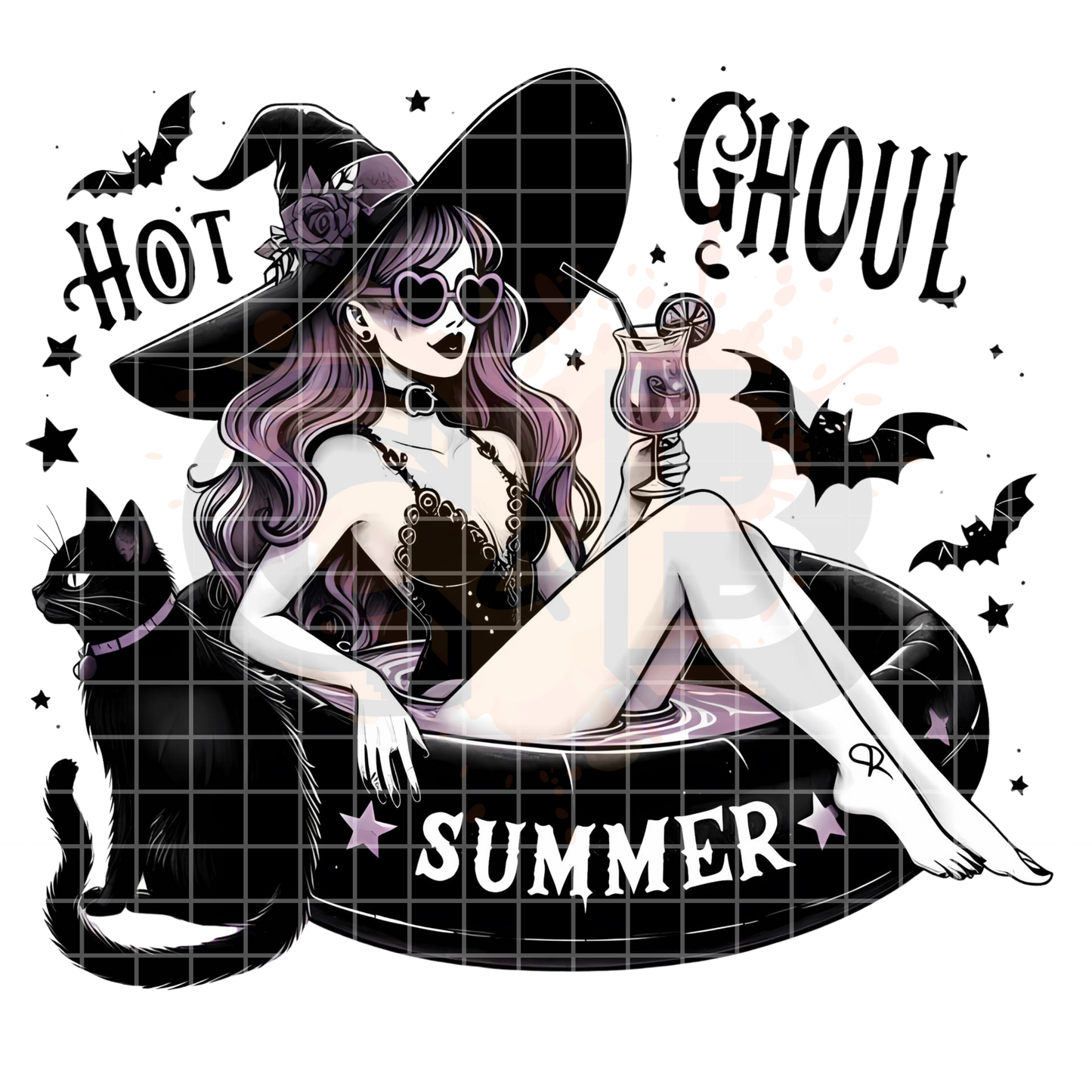 Hot Ghoul Summer Witch T-Shirt