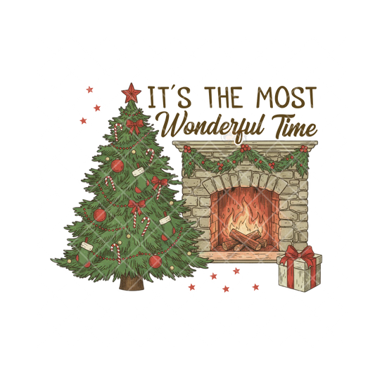 Cozy Fire Place And Tree It’s The Most - PNG File