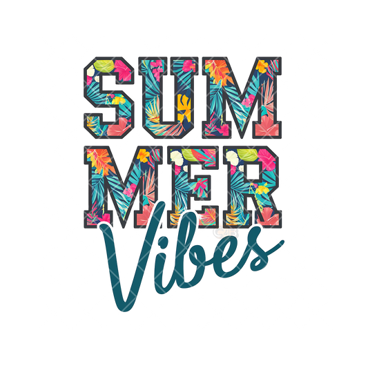 Summer Vibes Pastel Pom PNG