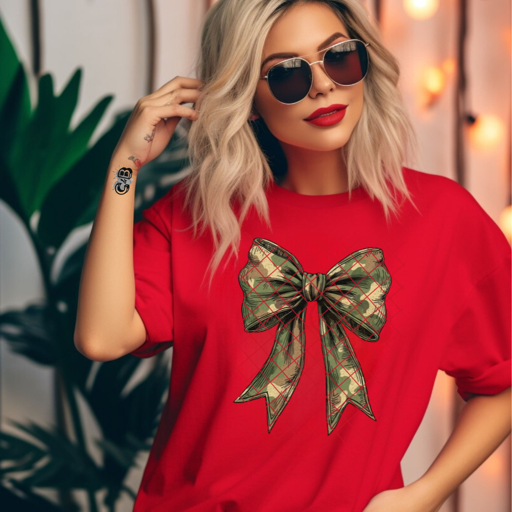 Camouflage Bow PNG