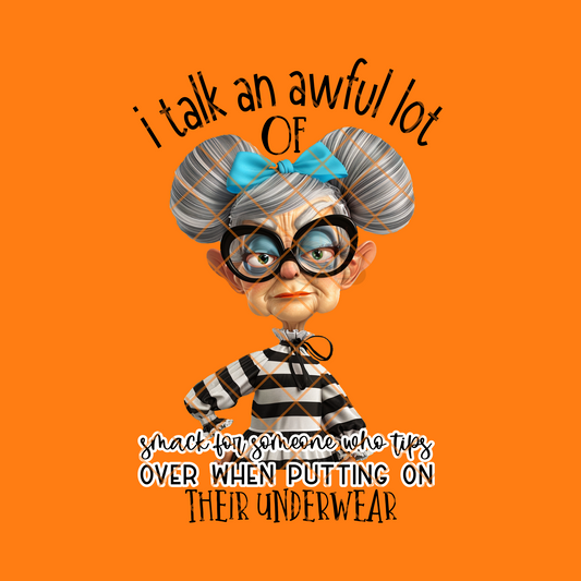 I talk an awful lot PNG