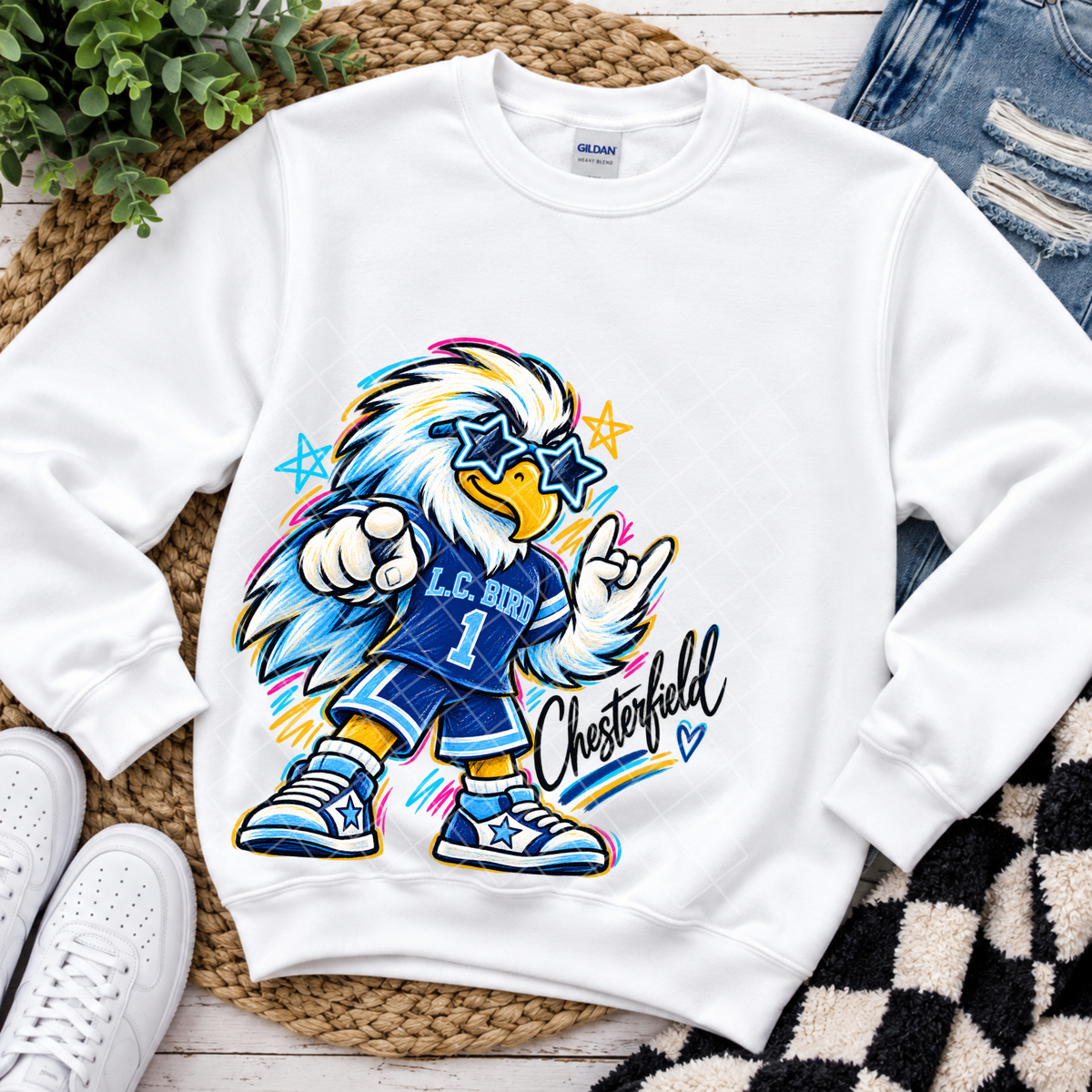 L.C. Bird High Larger Than Life Collection - Premium Graphic T-Shirt for Casual Wear