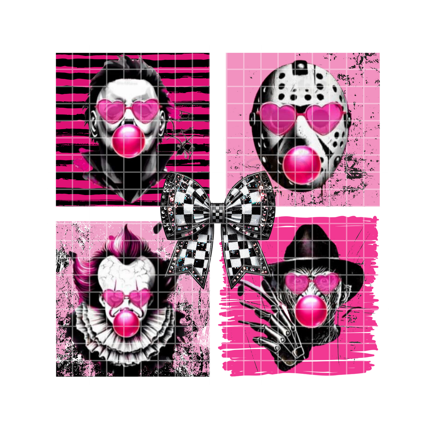 Horror Squad Bubblegum Pink PNG