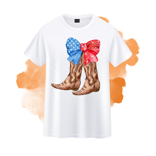 American Bow Boots T-Shirt