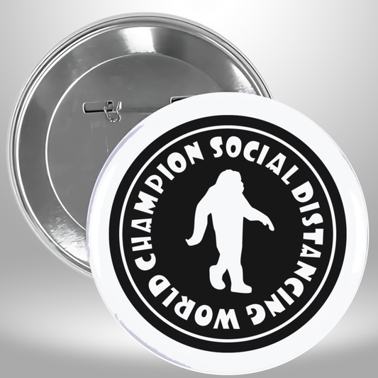Champion Social Distancing World Pinback Button