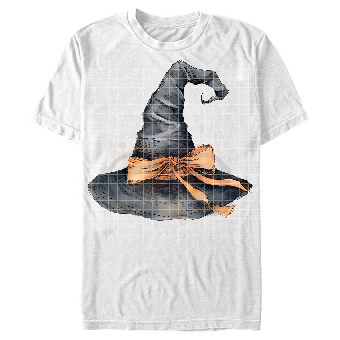 Witch Hat Orange Ribbon T-Shirt