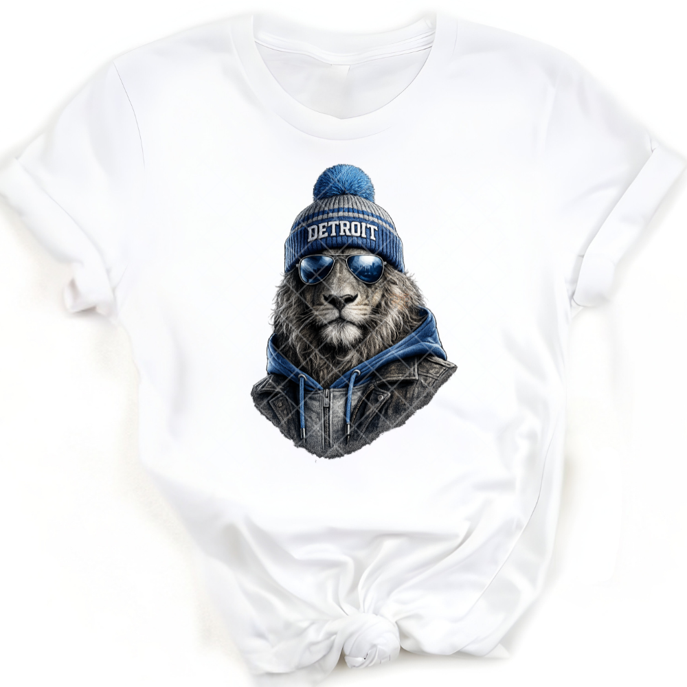 Detroit Football - Premium Graphic T-Shirt for Casual Wear