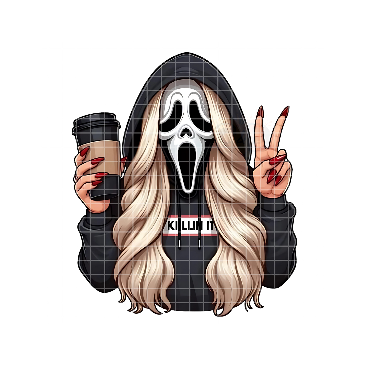 Ghostface MAMA Killin It Blonde PNG