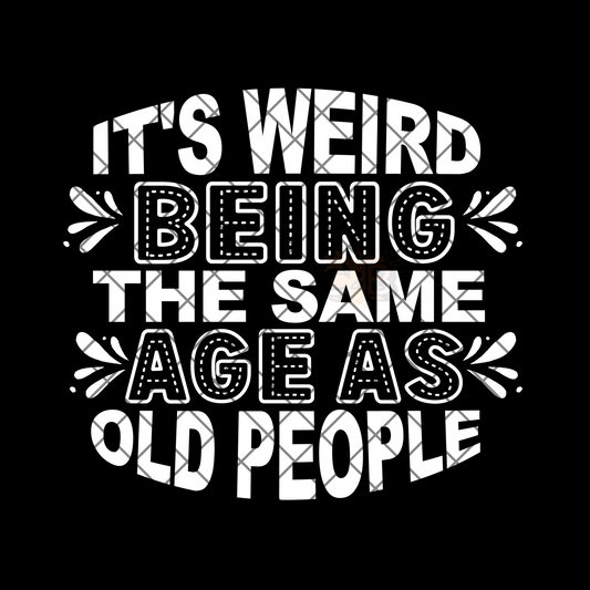 Being the same age is weird PNG