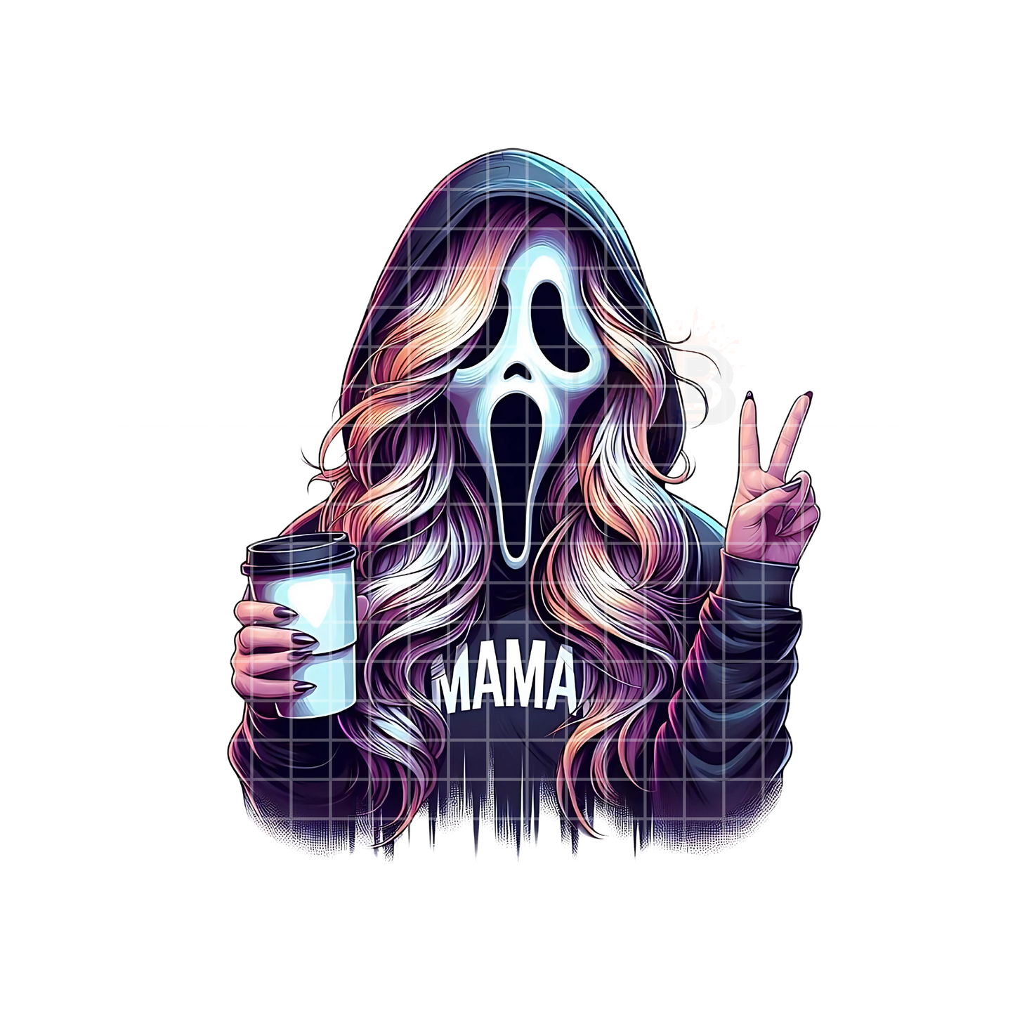 Ghostface MAMA Glam Hair T-Shirt