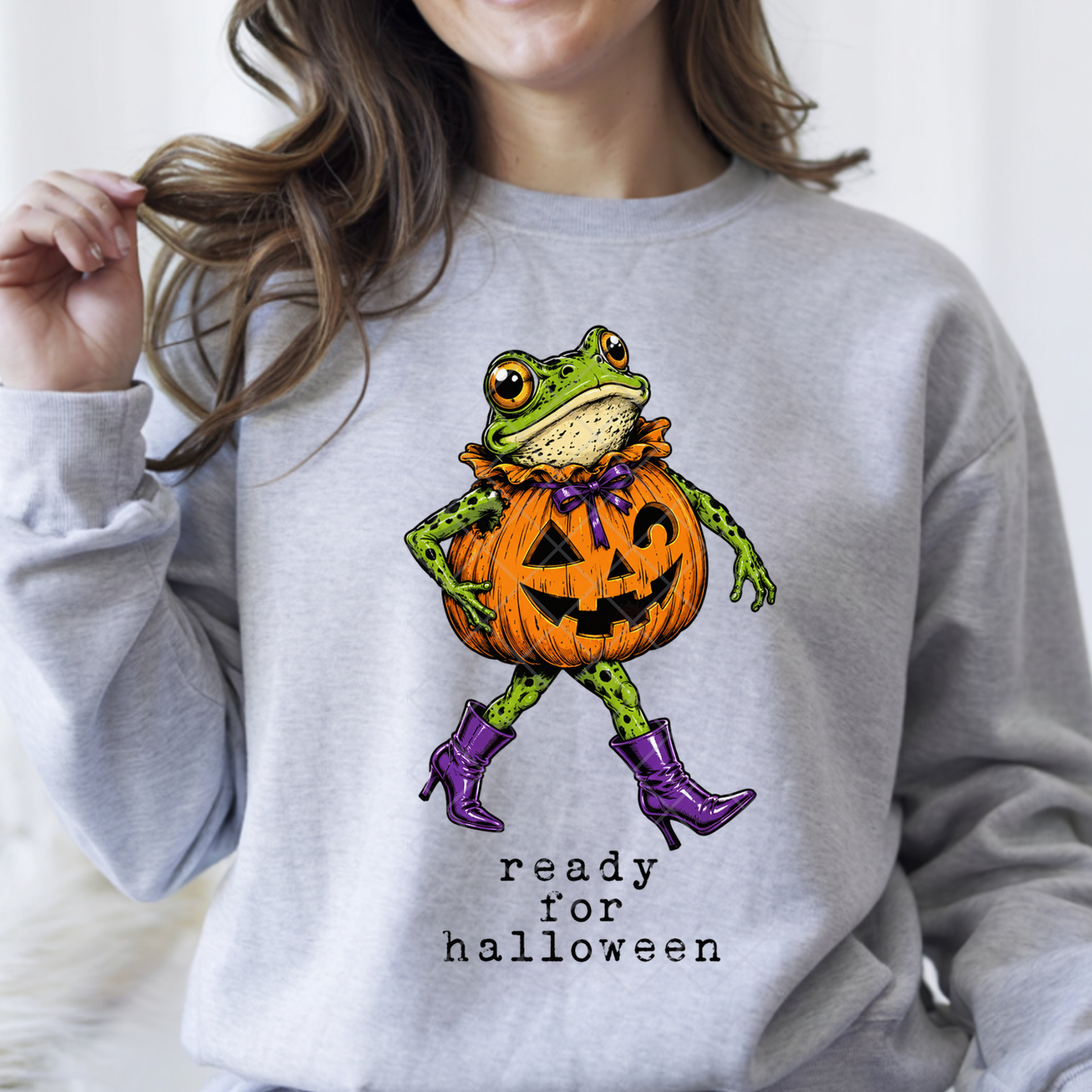 Ready For Halloween Fancy Frog - Premium Graphic T-Shirt for Casual Wear