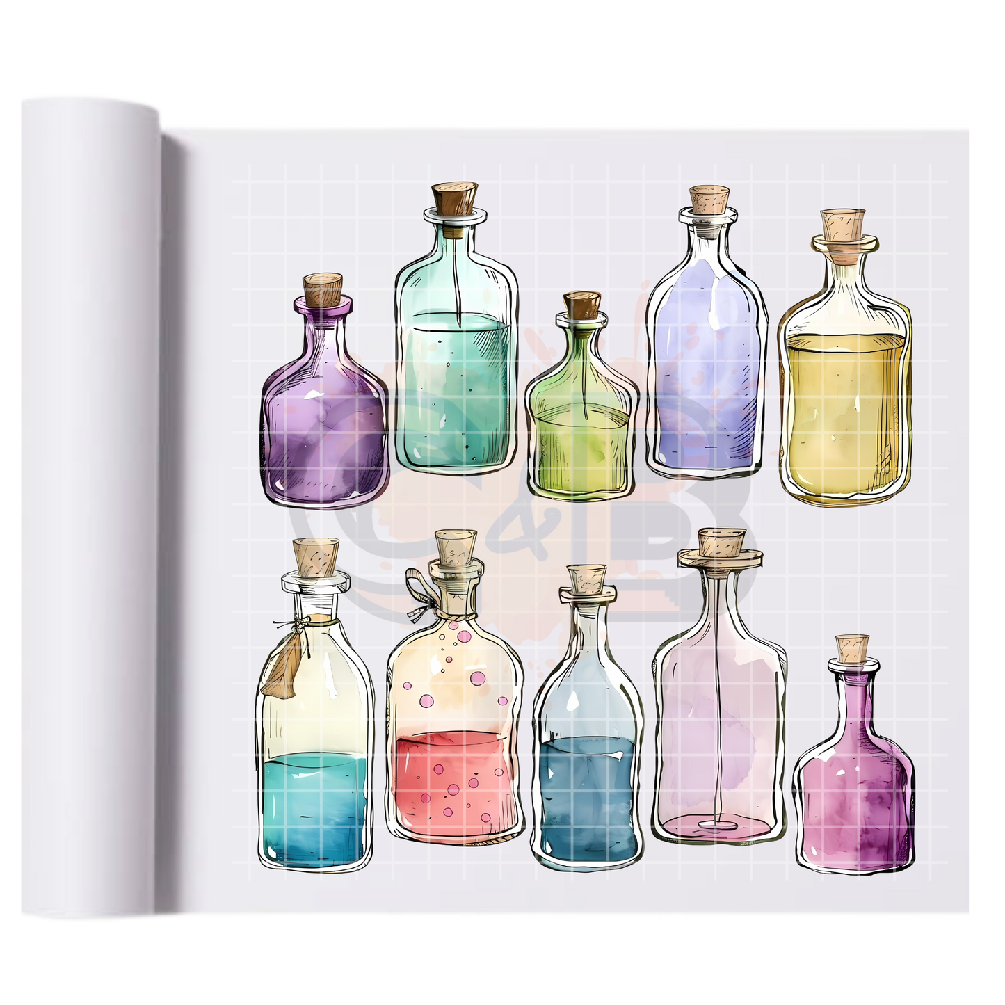 Potion Bottle Set DTF Transfer