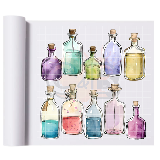 Potion Bottle Set DTF Transfer