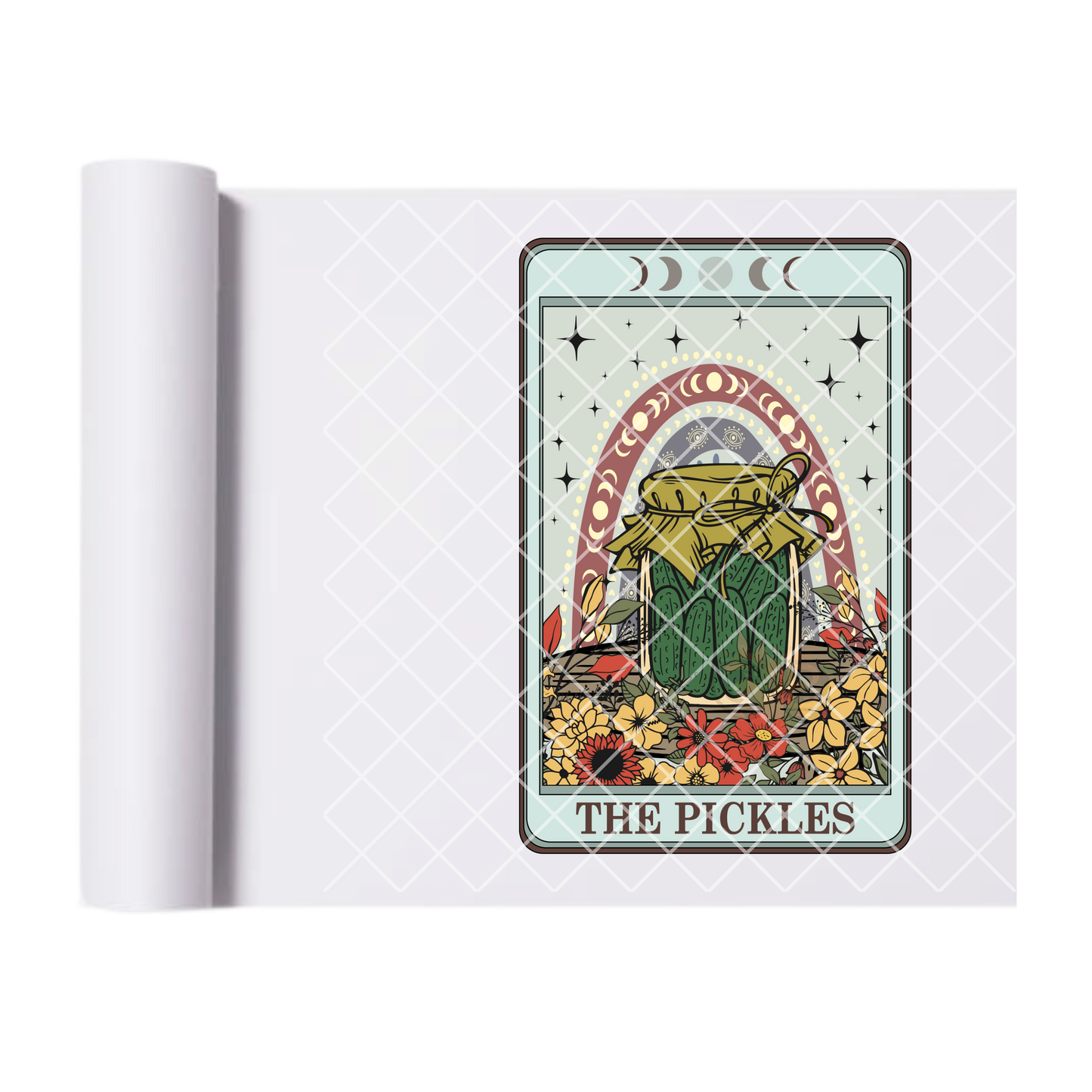 Pickle tara card DTF film t shirt transfer