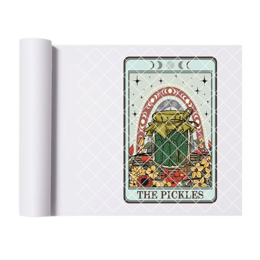Pickle tara card DTF film t shirt transfer