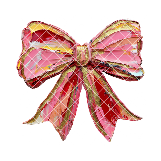 Thick paint bow PNG