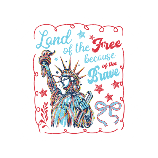 Land Of The Free Tatted Lady Liberty PNG