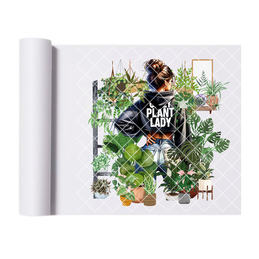 Crazy plant lady babe DTF transfer-high quality transfer for printing