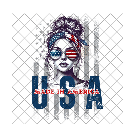 Made In America Girl PNG