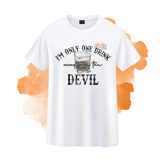 One Drink Away Devil T-Shirt