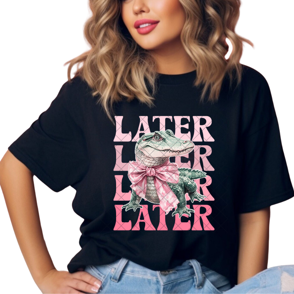 Later Alligator - Premium Graphic T-Shirt for Casual Wear