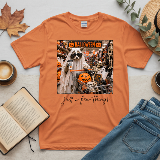 Just A Few Things Halloween Shopping - Premium Graphic T-Shirt for Casual Wear