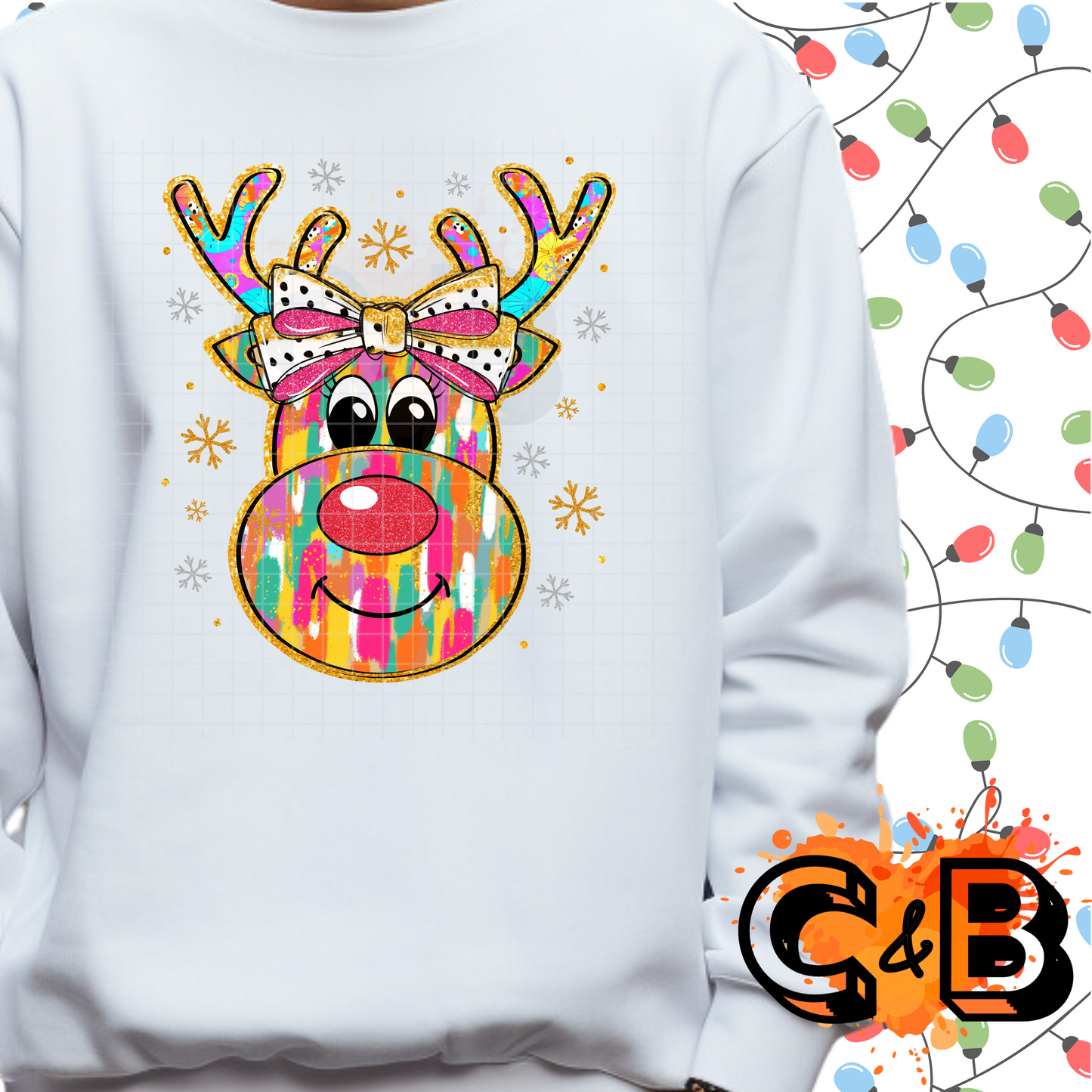 Reindeer Mosaic T-Shirt