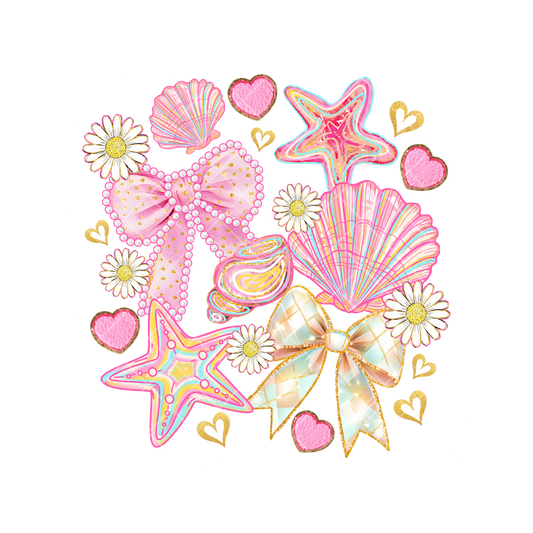Pink Seashells PNG