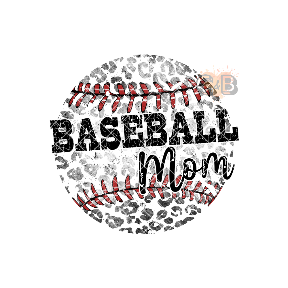 Baseball Mom Ball PNG