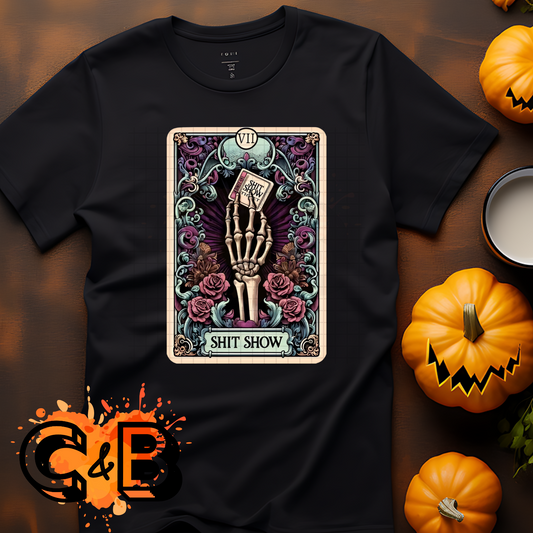 Shit Show Tara Card Halloween T-Shirt