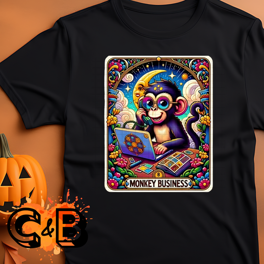 Monkey Business Tara Card T-Shirt