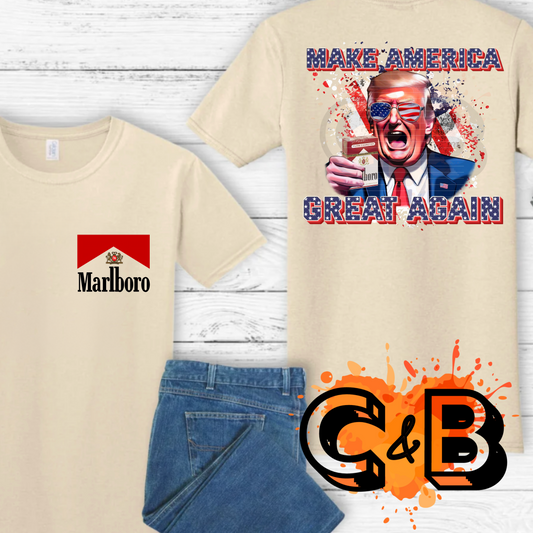 Marlboro Red Shorts Trump T-Shirt