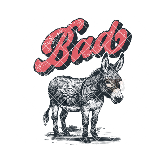 Bad donkey PNG