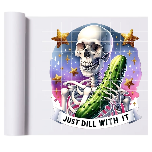 Just Dill With It Star Skeleton DTF Transfer