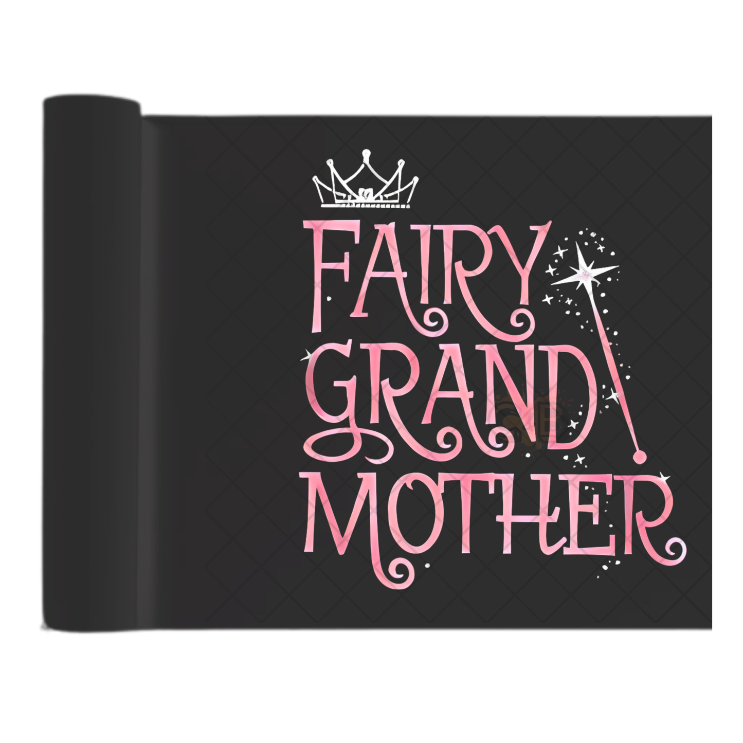 Fairy Grand Mother Pink - Direct Print Film Transfer for T-Shirts, Cotton, Polyester & Blends - High-Quality Print